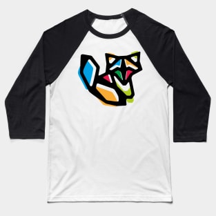 Rainbow Anigami Fox Baseball T-Shirt